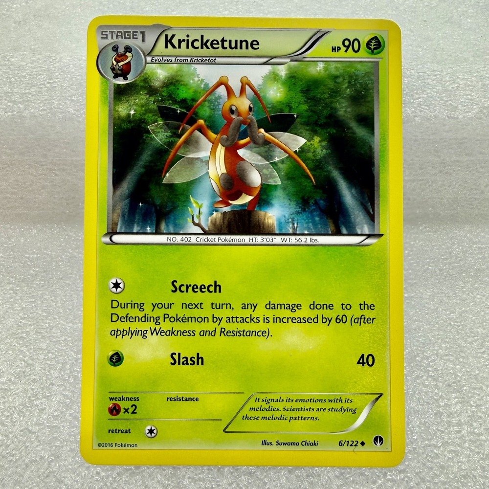Kricketune 6/122 Breakpoint Regular Pokémon TCG Mint Unplayed